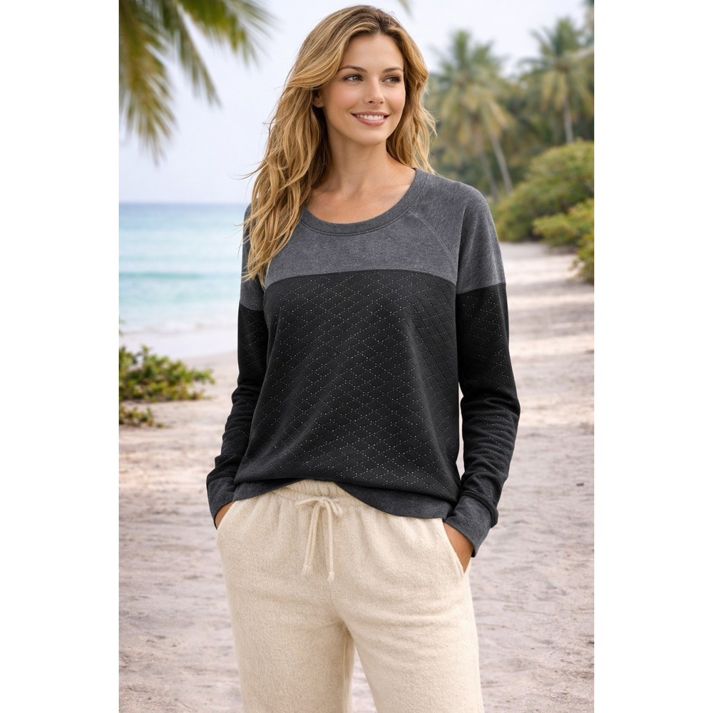 The North Face Quilted Pullover Sweatshirt Women's Size: M